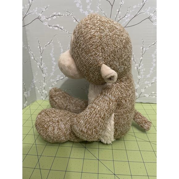 Spark Create Imagine Monkey Plush Rattle Brown Knit Fuzzy Belly Walmart 14in Toy - Picture 2 of 10